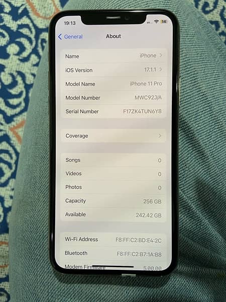 Apple iPhone 11 Pro 256 gb gold pta approved for sale. 2