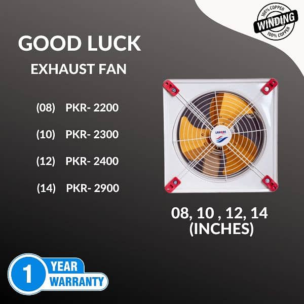 Exhaust fan price mentioned in pictures 0