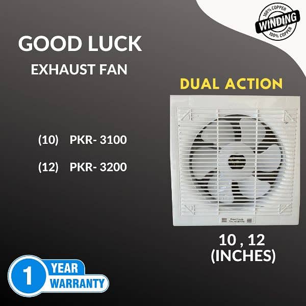 Exhaust fan price mentioned in pictures 1
