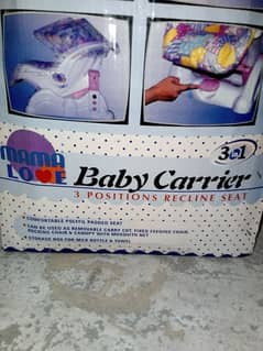 Baby carrier/cart 3 in 1