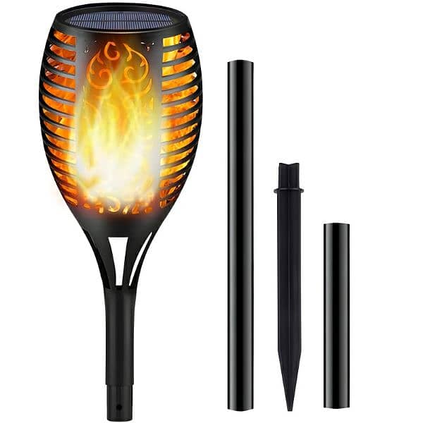 Solar Flame LED Light Lamp Enhance Your Outdoors With Stunning Decor 5