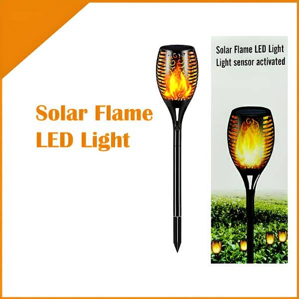 Solar Flame LED Light Lamp Enhance Your Outdoors With Stunning Decor 9