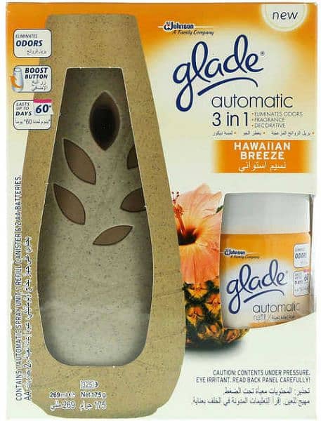 Glade Automatic Air Freshener 3-in-1 Dispenser Spray Cashmere Woods 6