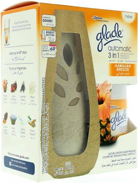 Glade Automatic Air Freshener 3-in-1 Dispenser Spray Cashmere Woods 7