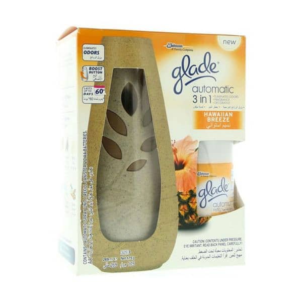 Glade Automatic Air Freshener 3-in-1 Dispenser Spray Cashmere Woods 10