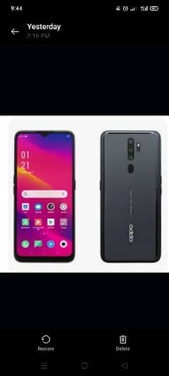 Mobile for sale oppo A5 2020