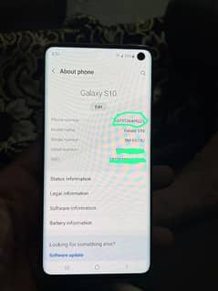 samsung s10 8/128 gb non pta water pack