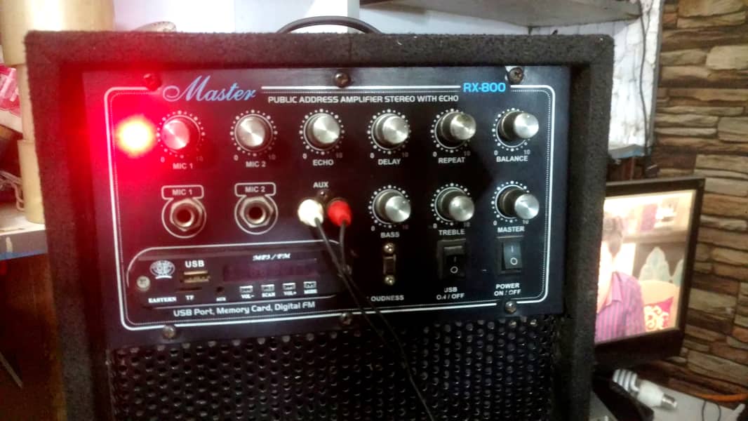 master public address amplifier stereo with echo Sound System 2