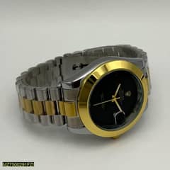 Mens stainless steel Analogue watch