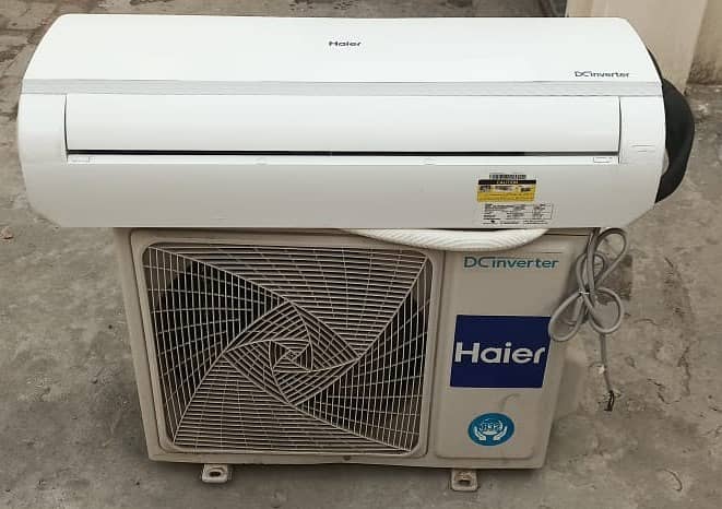 Haier 1 Ton DC invertor AC Cool & Heat (As Like New) 1