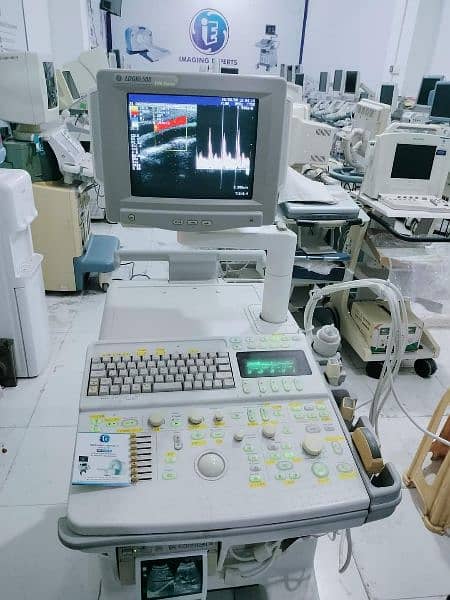 Ultrasound Machines Japani Logiq 500 and Aloka Alpha 10 3