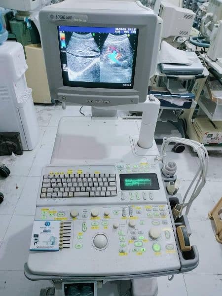 Ultrasound Machines Japani Logiq 500 and Aloka Alpha 10 4