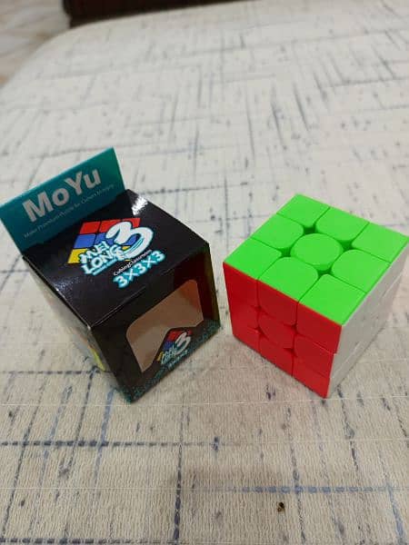 Mei Long 3x3 Stickerless Speed Rubik's Cube 0