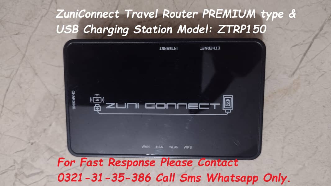 travel wifi router with usb charging station 0