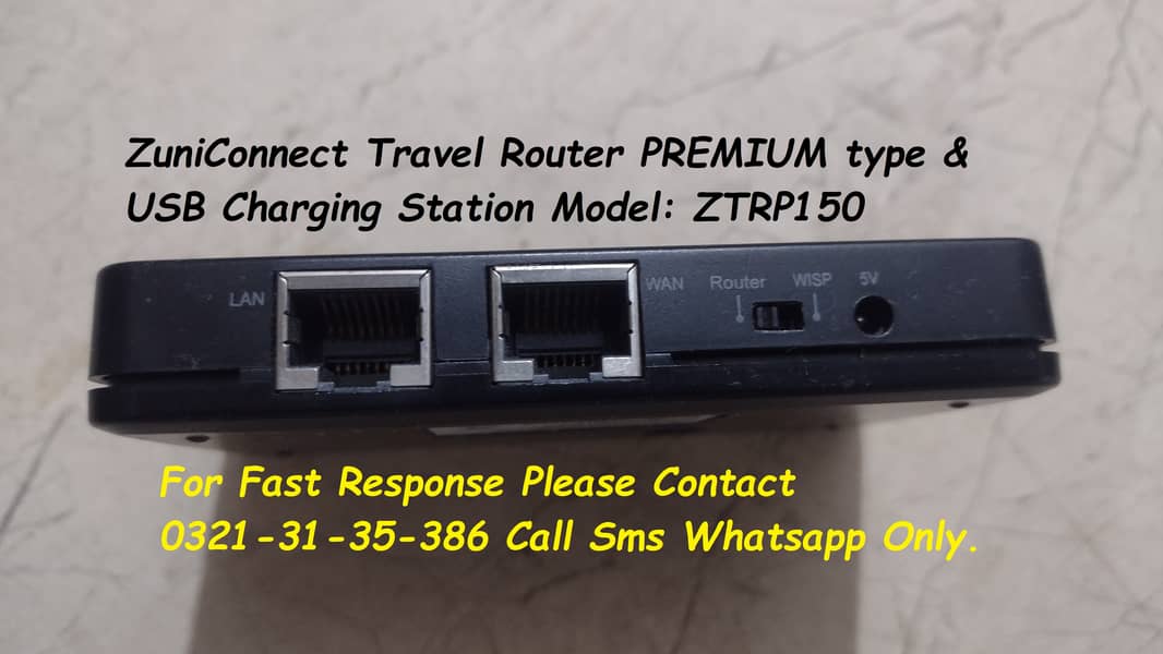 travel wifi router with usb charging station 3
