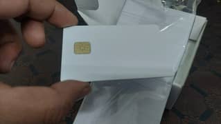 Pvc Chip Card Golden  -Best for id photocopy to secure documents-120/-