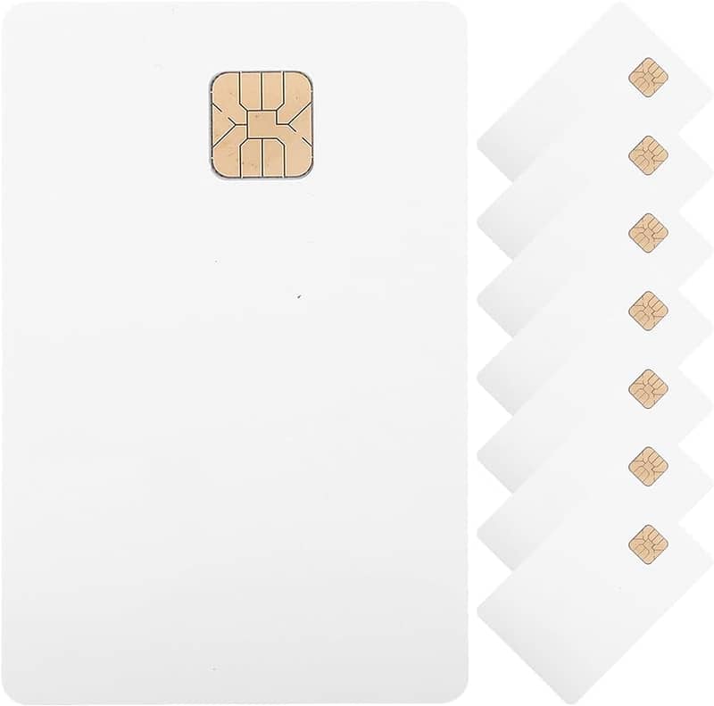 Pvc Chip Card Golden  -Best for id photocopy to secure documents-100/- 1