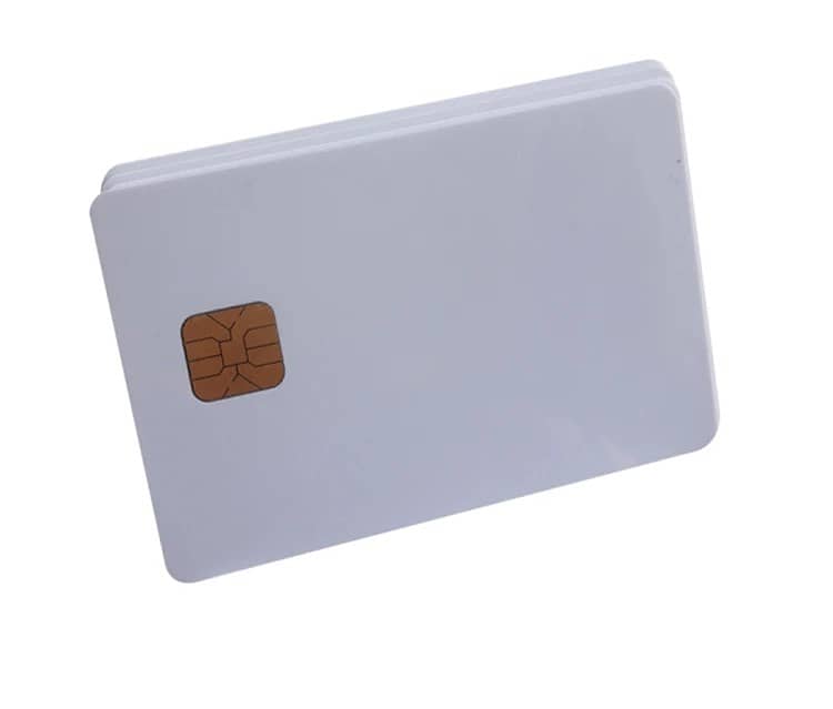 Pvc Chip Card Golden  -Best for id photocopy to secure documents-100/- 2