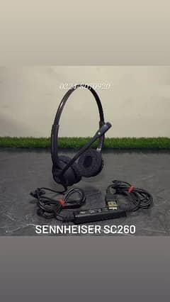 Sennheiser Consumer Audio SC 260 Noise Cancellation Cancelling Headset 0