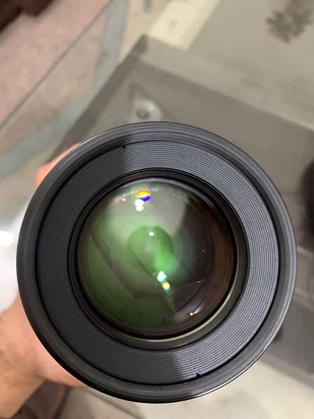 samyang 85 1.4  EF Lens for sony condition just box open 1  time used 2