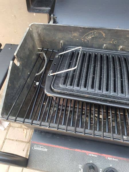 GAS BBQ GRILL SUNBEAM USA MADE UP FOR SALE 6