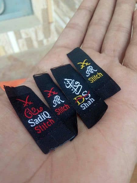 woven fabric Labels customized tags,abaya tag,Botique  tag 1