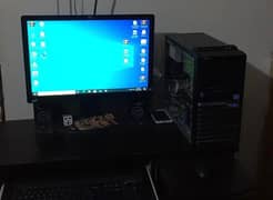 Full pc setup core i3 with lcd