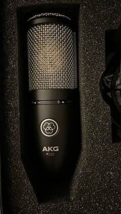 AKG P220 Condenser Microphone with box, shockmount
