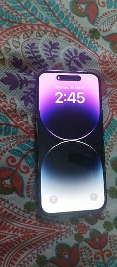 Iphone 14 pro 128GB-Deep Purple color-Non PTA 4 months sim time