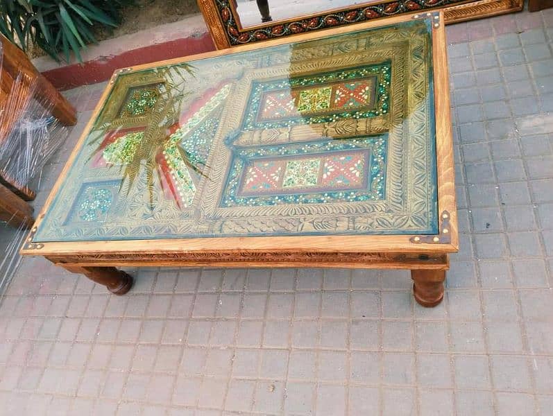 swati handmade work center tables totally wooden life time guaranteed 7