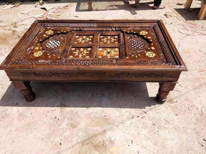 swati handmade work center tables totally wooden life time guaranteed 15