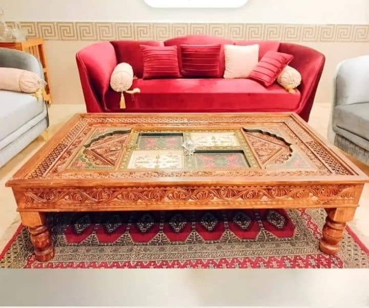 swati handmade work center tables totally wooden life time guaranteed 16