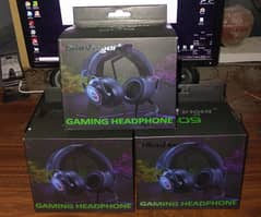 BlueFinger S09 RGB USB Gaming Headset With Detachable Microphone