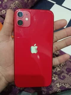 iphone 11 red colour Jv sim 128 0
