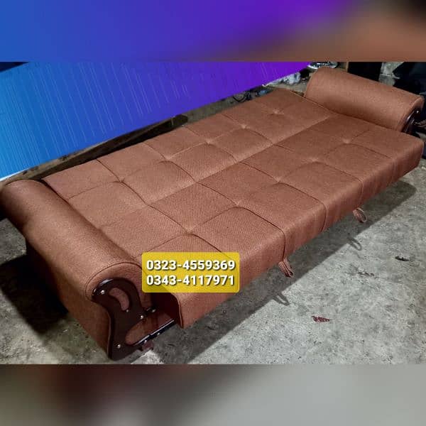 Molty double bed sofa cum bed/dining table/stool/Lshape sofa/chair 10