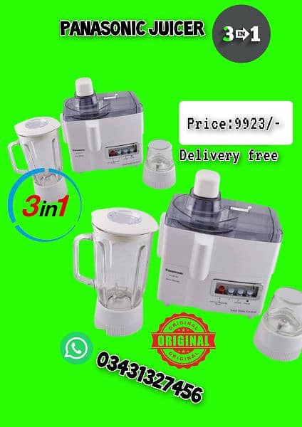 3 IN 1 Multipurpose Electric Juicer Blender 4