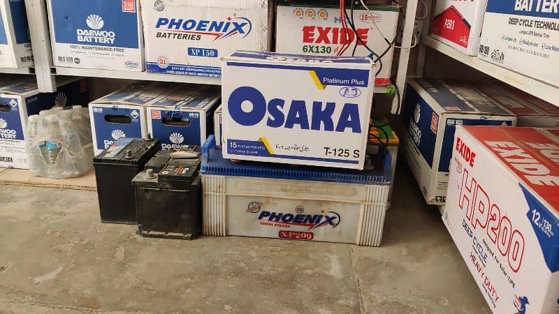 Batteries all Brands Daewoo, Phoenix, Exide, AGS, Volta & Osaka 4