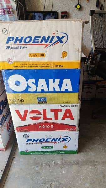 Batteries all Brands Daewoo, Phoenix, Exide, AGS, Volta & Osaka 5