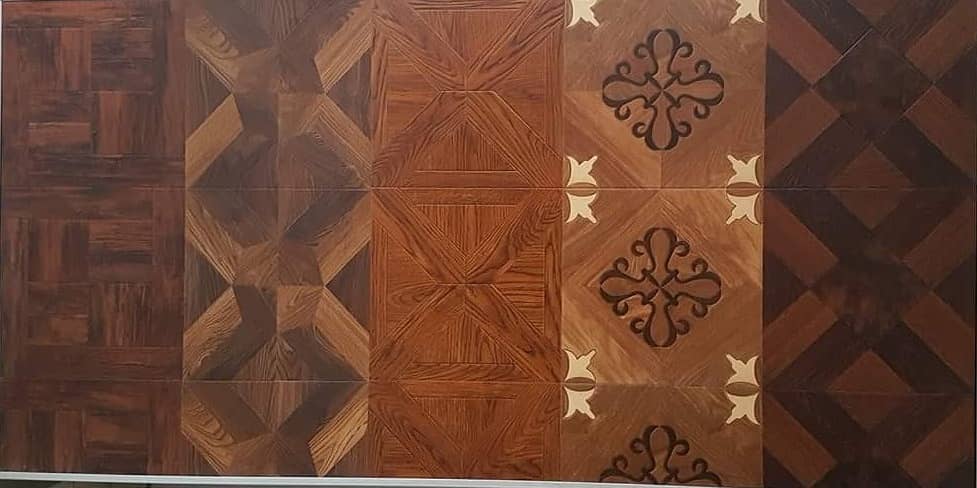 wood floor pvc floor wall panel in wood design tile carpet in Lahore 11