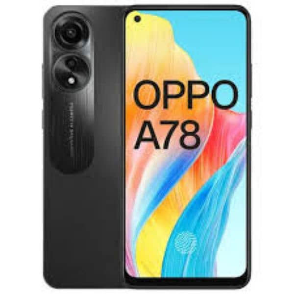 oppo a78 only sale 0