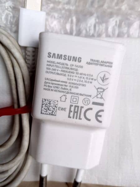 Samsung a52 a51 ka 15 wat fast original charger 03129572280 7