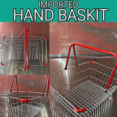 SHOPPING BASKIT | PREMIUM QUALITY BASKIT STAINLESS STEEL HAND BASKIT