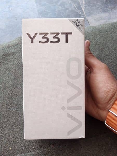 Vivo Y33T Gold Colour 12+128 Frsh modl Fast Charge? Clear Set Fresh md 0