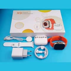 2.2 Inch X8 Ultra Max With Compass Smart Watch Series 8 Nfc Always-On