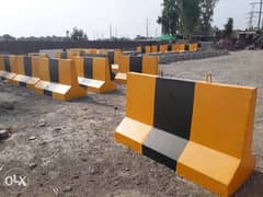Jersey Barriers, Boundary Wall, Roof, Tuff Tiles, Blocks, Benches