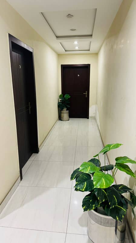One Bedrooms fully furnished Apartment Available for Rent in sector C Bahria Town Lahore 2