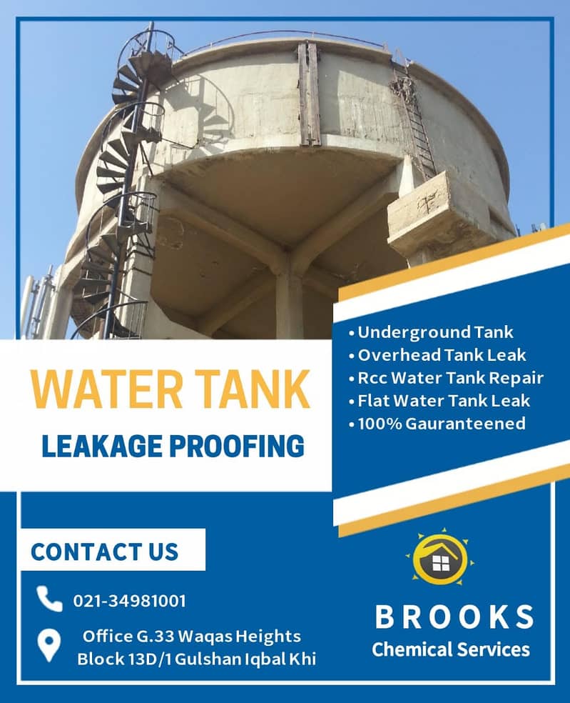 Water Tank Repair Seepage Leakage Treatment & Waterproofing Services 2