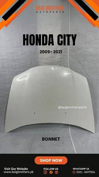 Honda civic city kia Sportage picanto mg Hs ZS bumper digi door fender 13