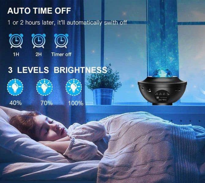 Galaxy sky night protect with music Bluetooth speaker 1