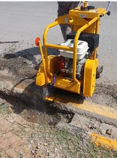 Road cutter available for rent with operator